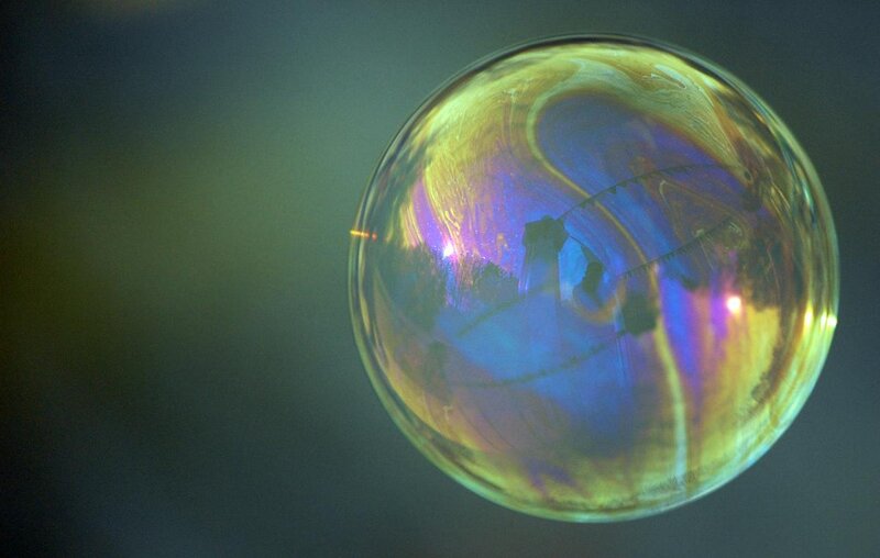 Iridescent Soap Bubble