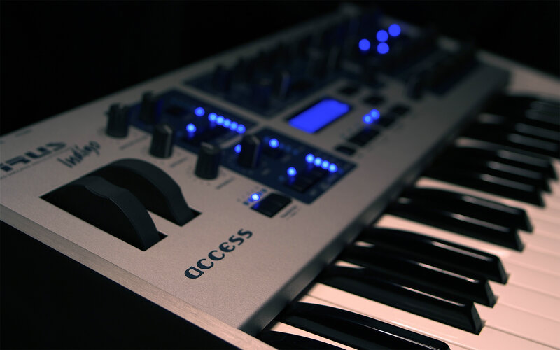 Iris Access synthesizer keyboard