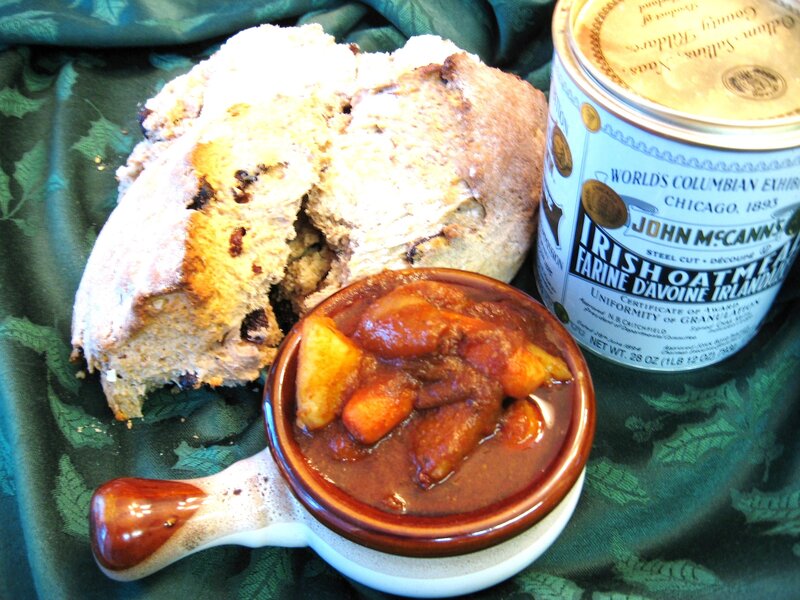 Irish stew with soda bread