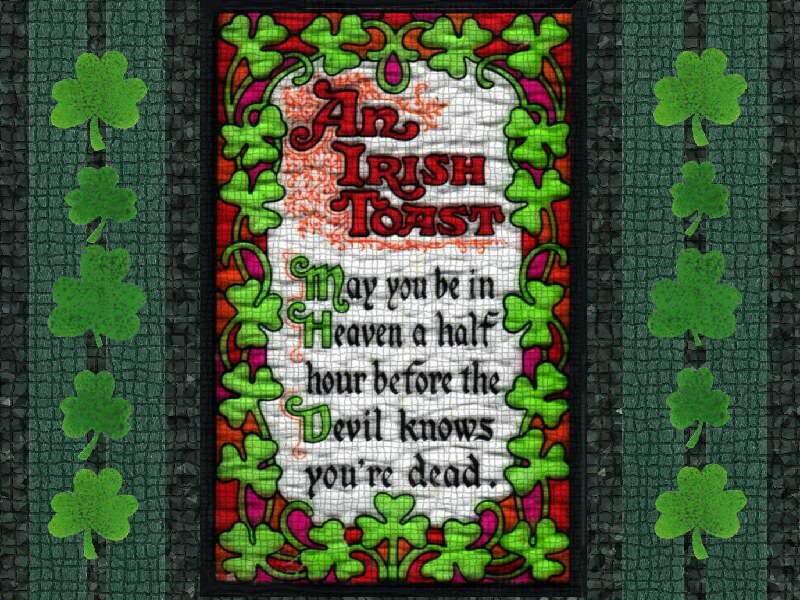 Irish Toast Sign