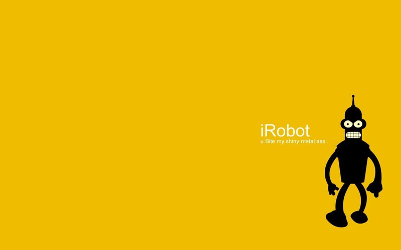 iRobot character on yellow
