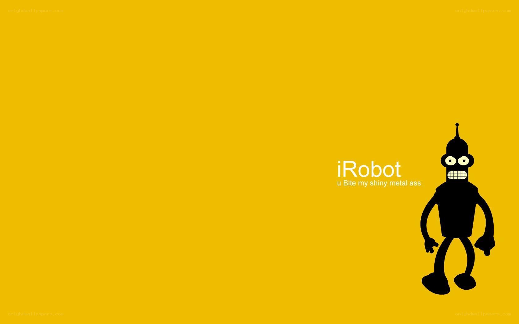 iRobot character on yellow