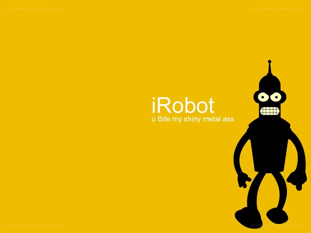 iRobot character on yellow