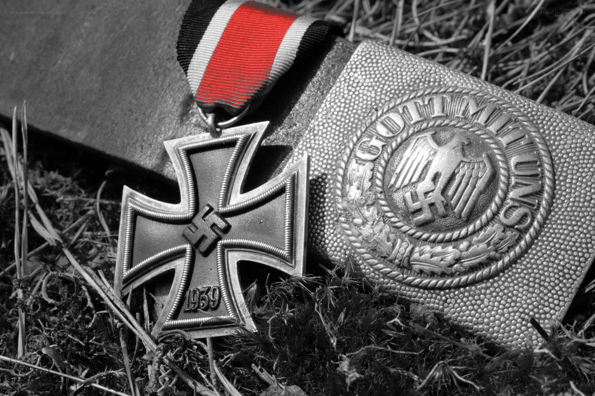 Iron Cross and belt buckle