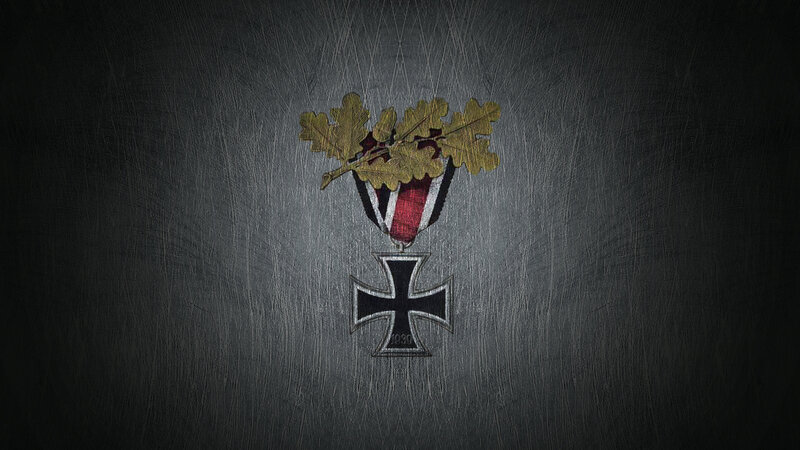 Iron Cross medal with oak leaves