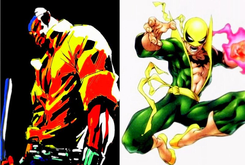 Iron Fist characters side by side