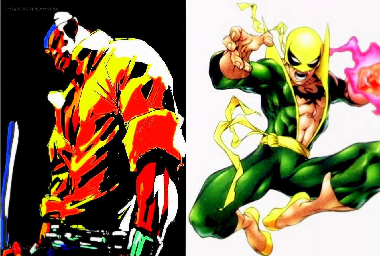 Iron Fist characters side by side