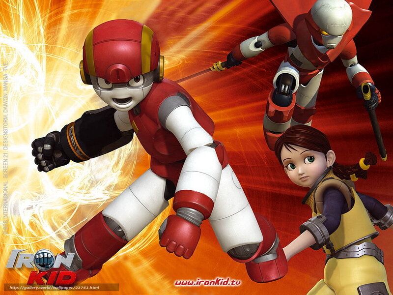 Iron Kid action scene