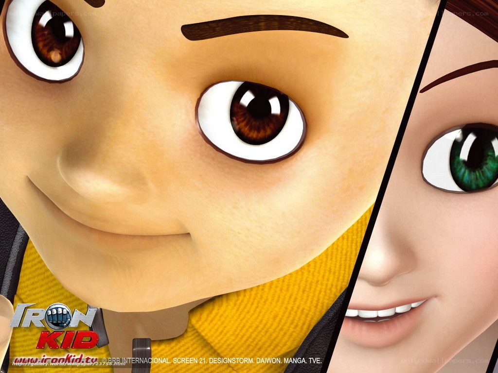 Iron Kid character close-up