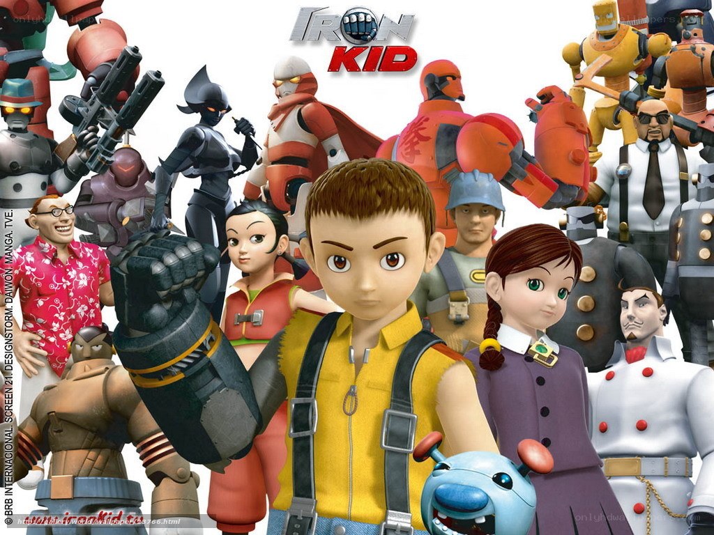 Iron Kid character ensemble