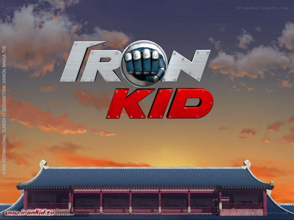 Iron Kid title logo