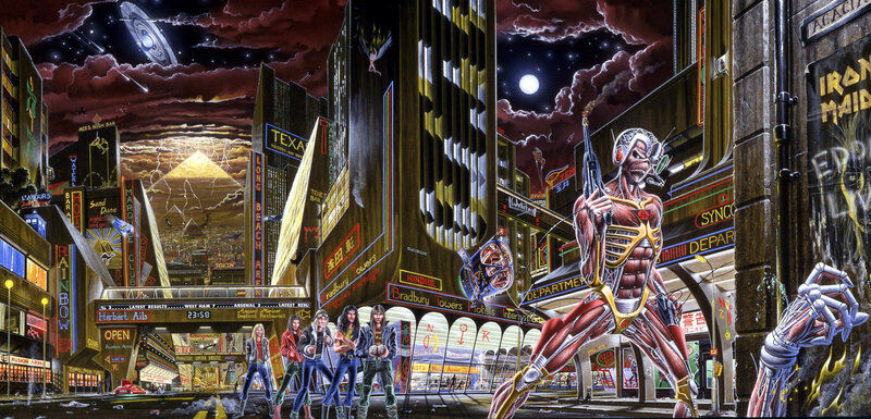 Iron Maiden album cover art