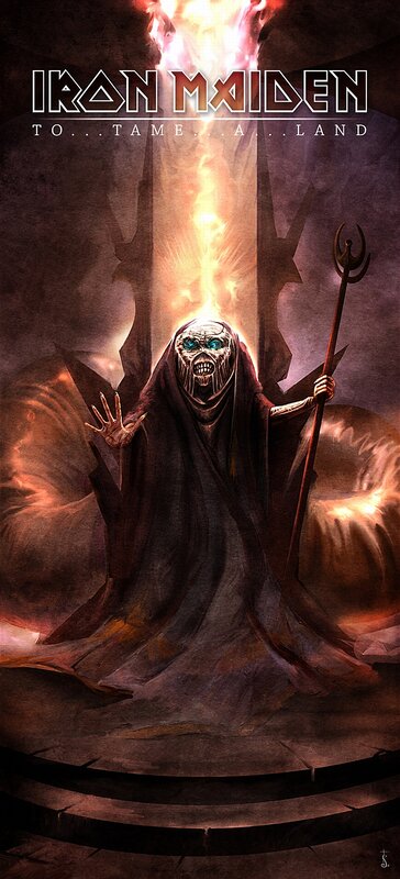 Iron Maiden album cover art