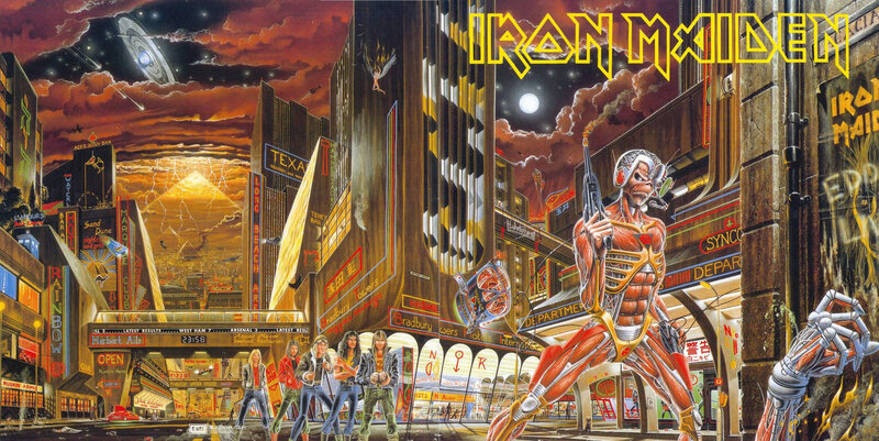 Iron Maiden album cover art