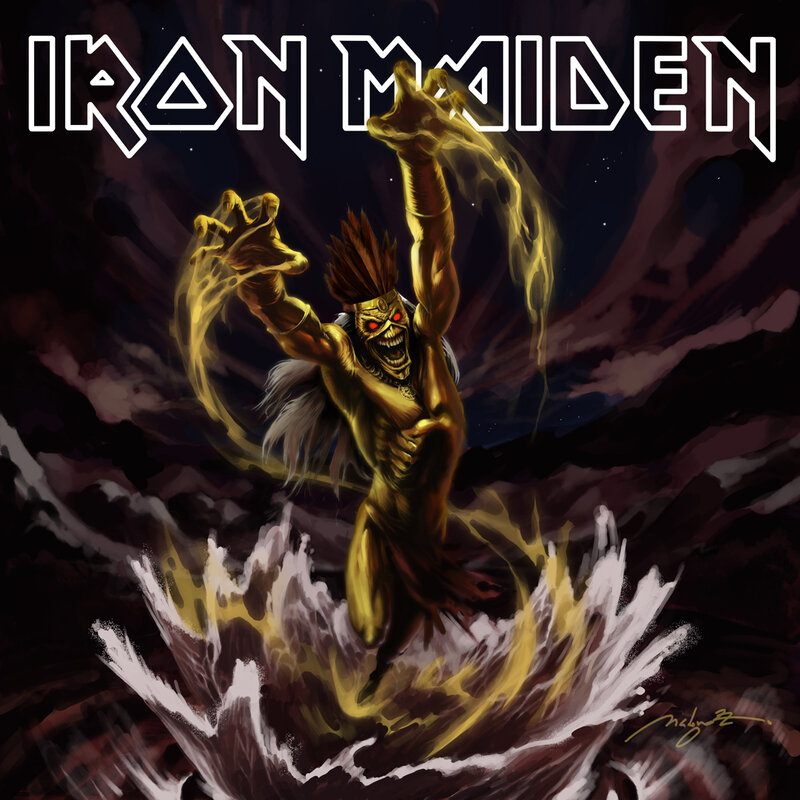 Iron Maiden album cover art