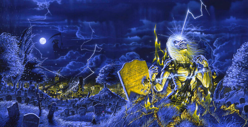 Iron Maiden album cover art