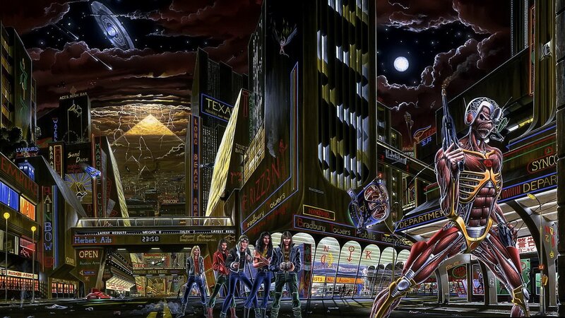 Iron Maiden album cover art
