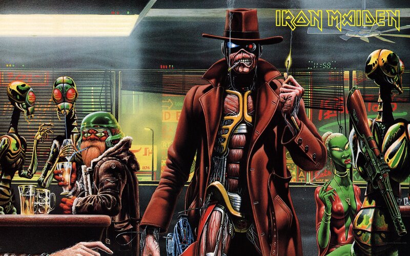 Iron Maiden album cover art