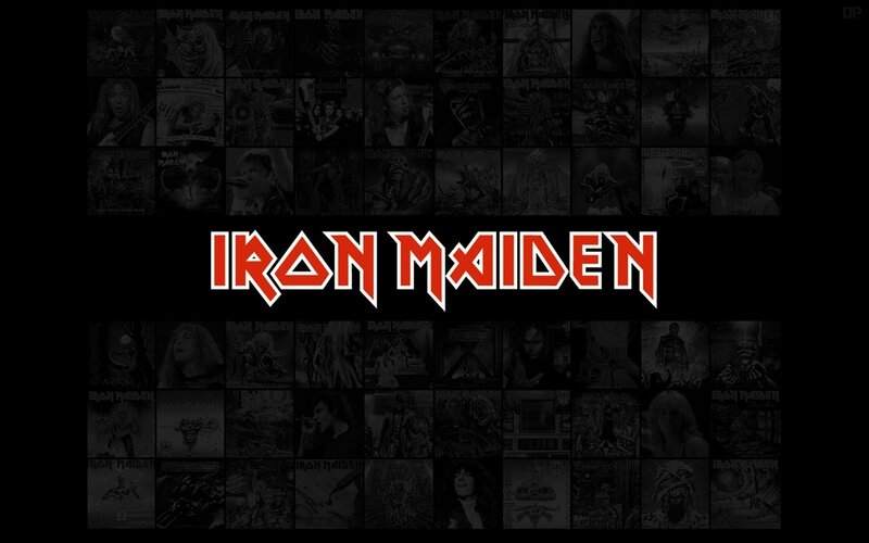 Iron Maiden Band Logo — Black