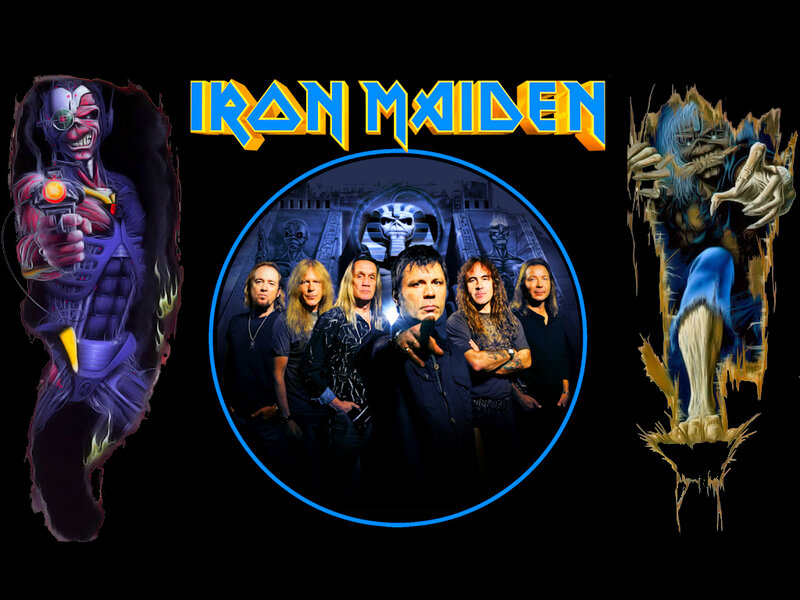 Iron Maiden Band Photo — Black