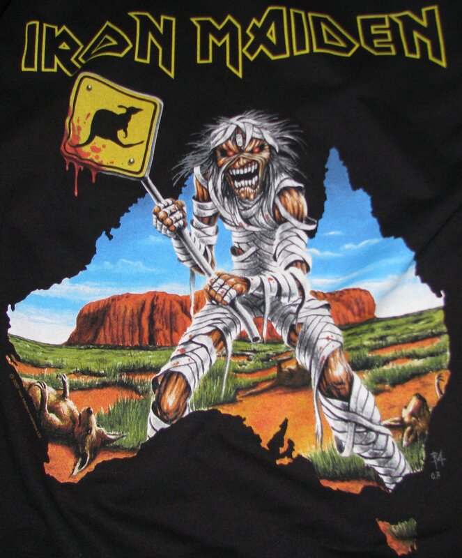 Iron Maiden band t-shirt