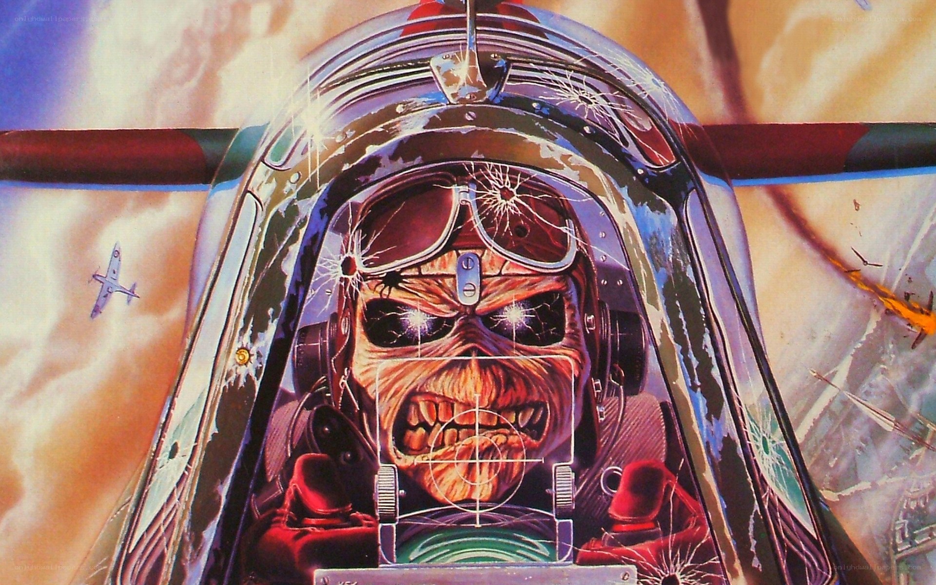 Iron Maiden cockpit artwork