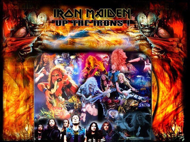 Iron Maiden collage artwork