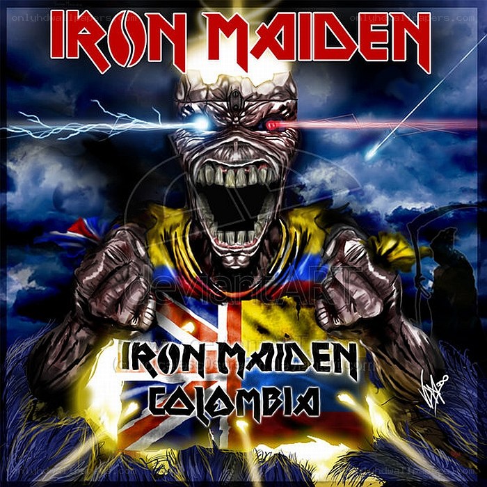 Iron Maiden Colombia artwork