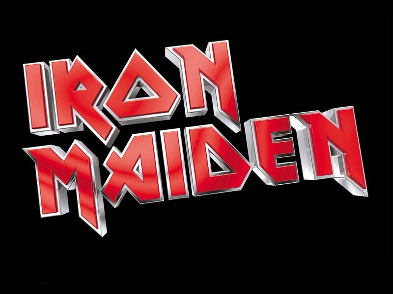 Iron Maiden Logo — Red, Bold