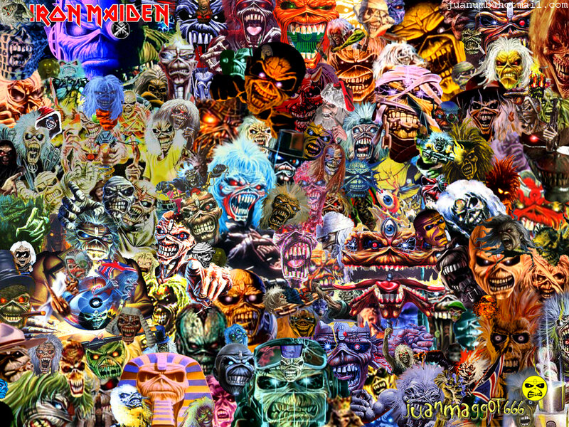 Iron Maiden mascot collage