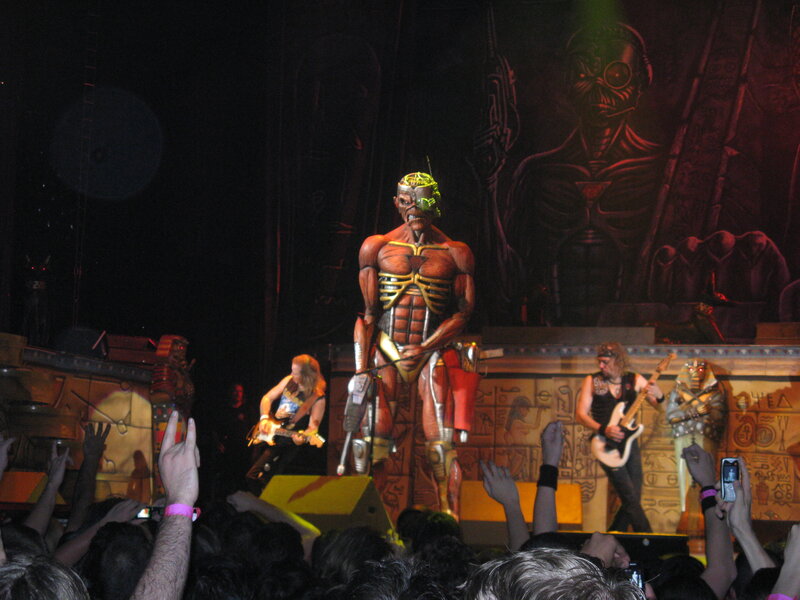 Iron Maiden Mascot on Stage