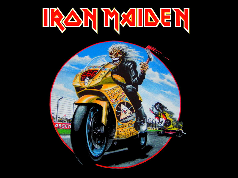 Iron Maiden motorcycle artwork