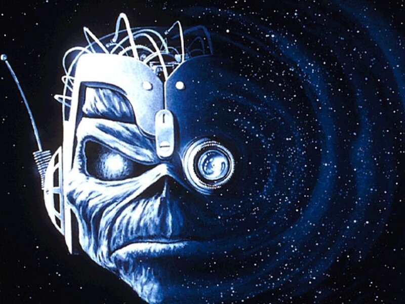 Iron Maiden's Eddie in space