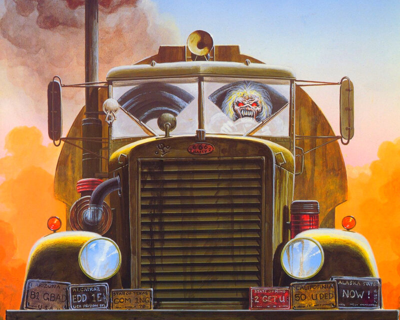 Iron Maiden truck artwork