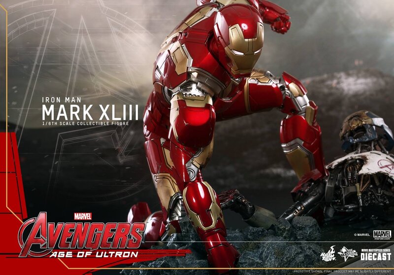 Iron Man Action Figure — Red, Dramatic, Photograph, Action Figure, Broken Armor