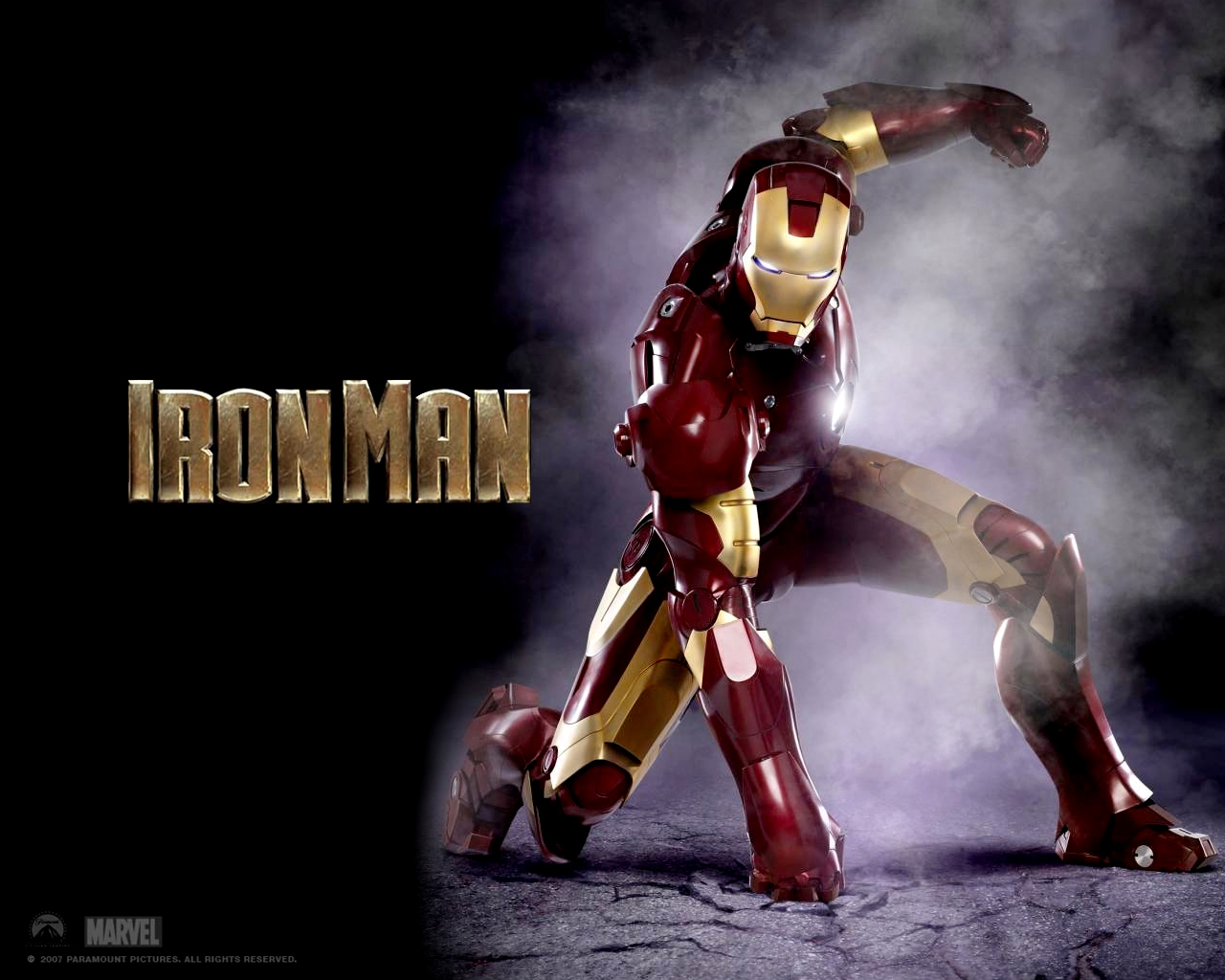 Iron Man action pose