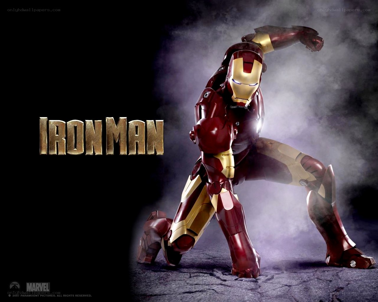 Iron Man action pose