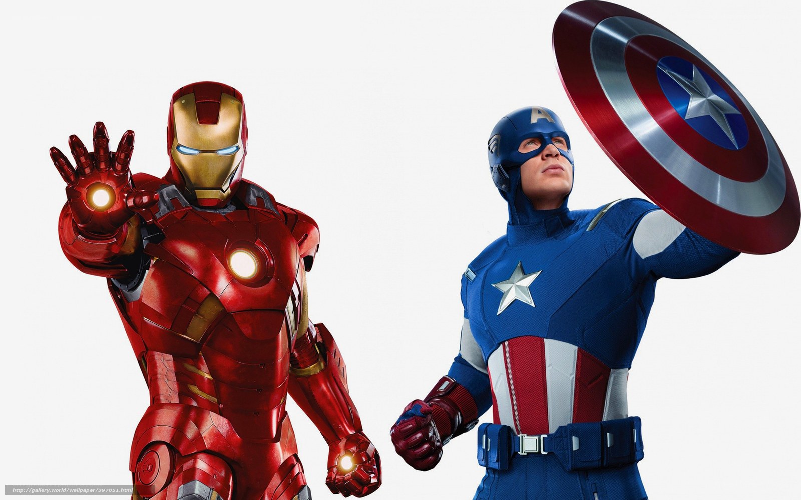 Iron Man and Captain America