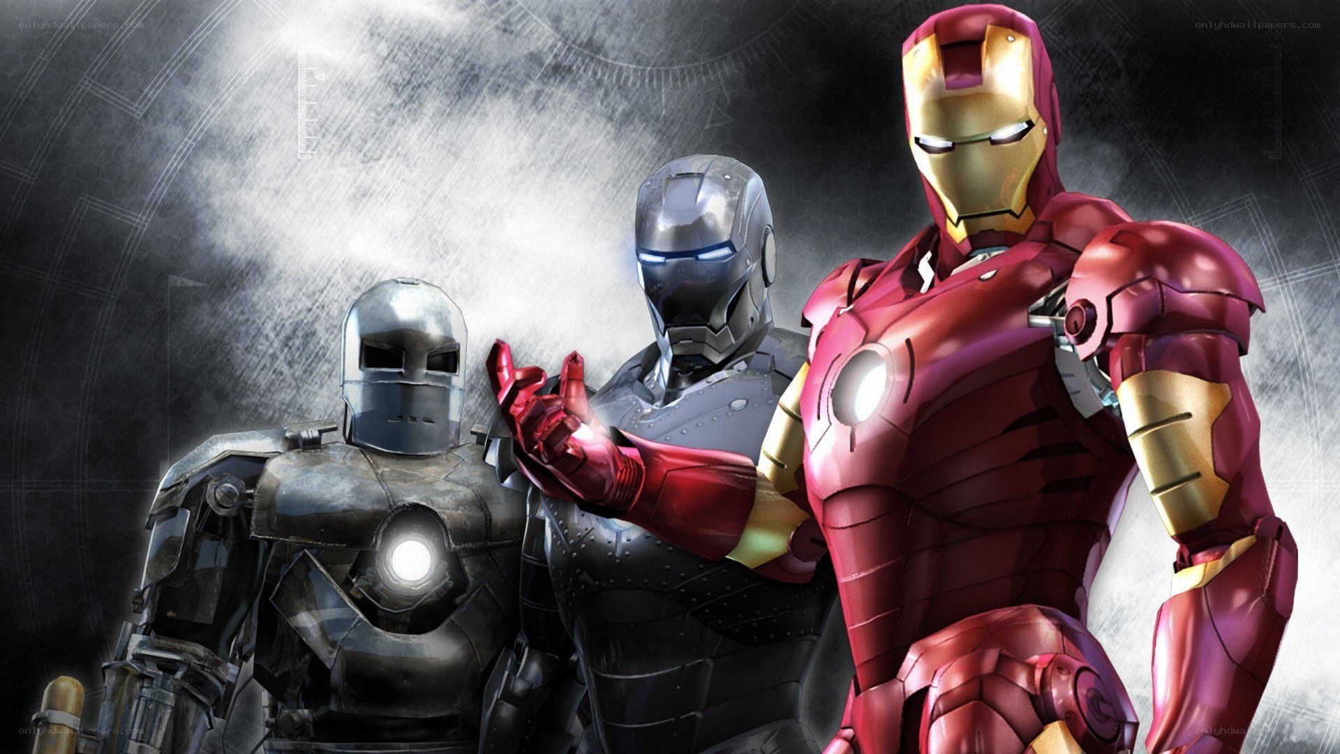 Iron Man and his armor suits