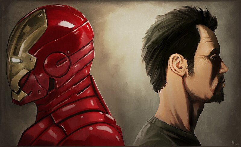 Iron Man and Tony Stark