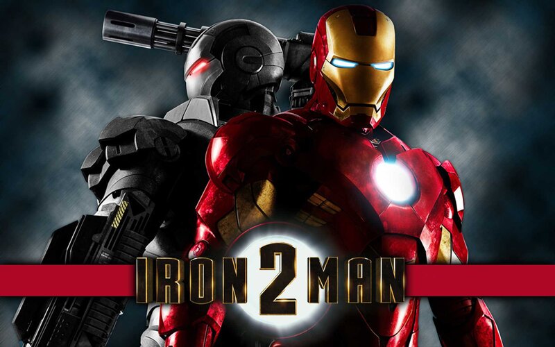 Iron Man and War Machine — Red, Dramatic, Digital Art, Robotic Armor, Weapons
