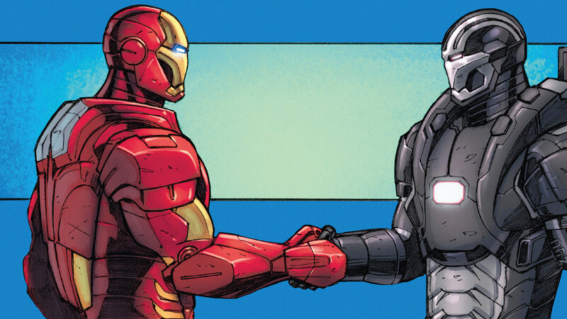 Iron Man and War Machine — Red, Neutral