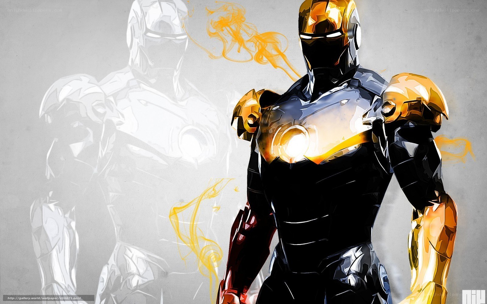 Iron Man armor artwork