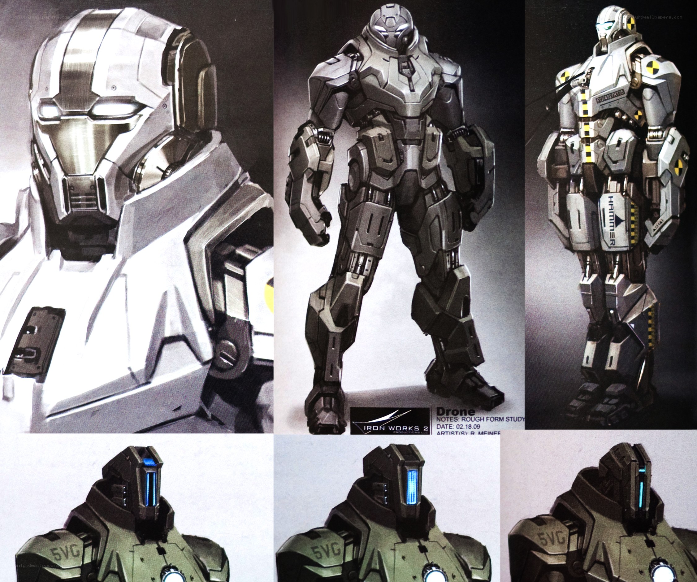 Iron Man armor concept art