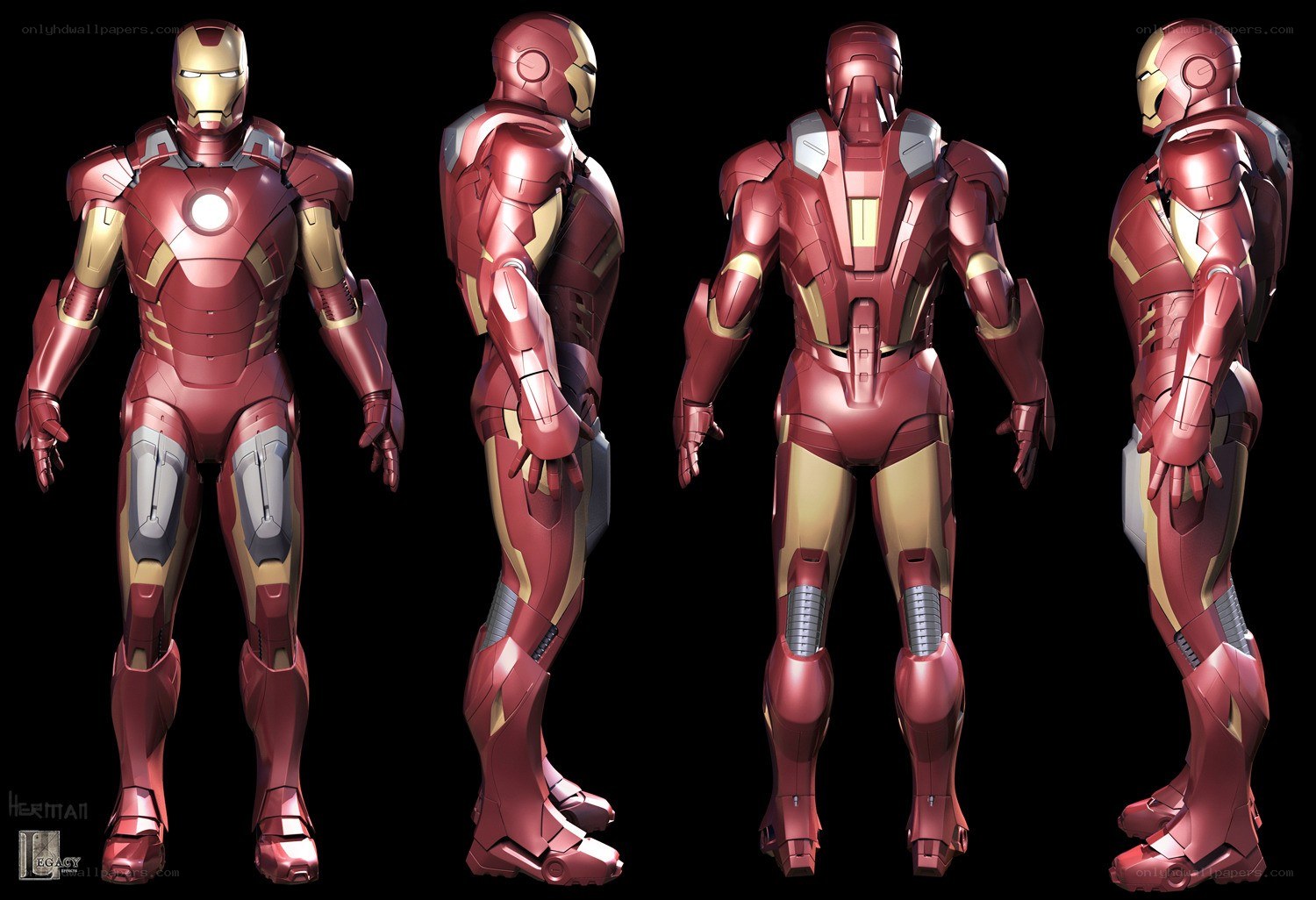 Iron Man armor concept art