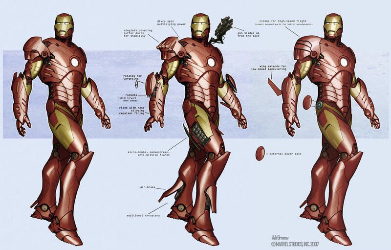 Iron Man armor design concept