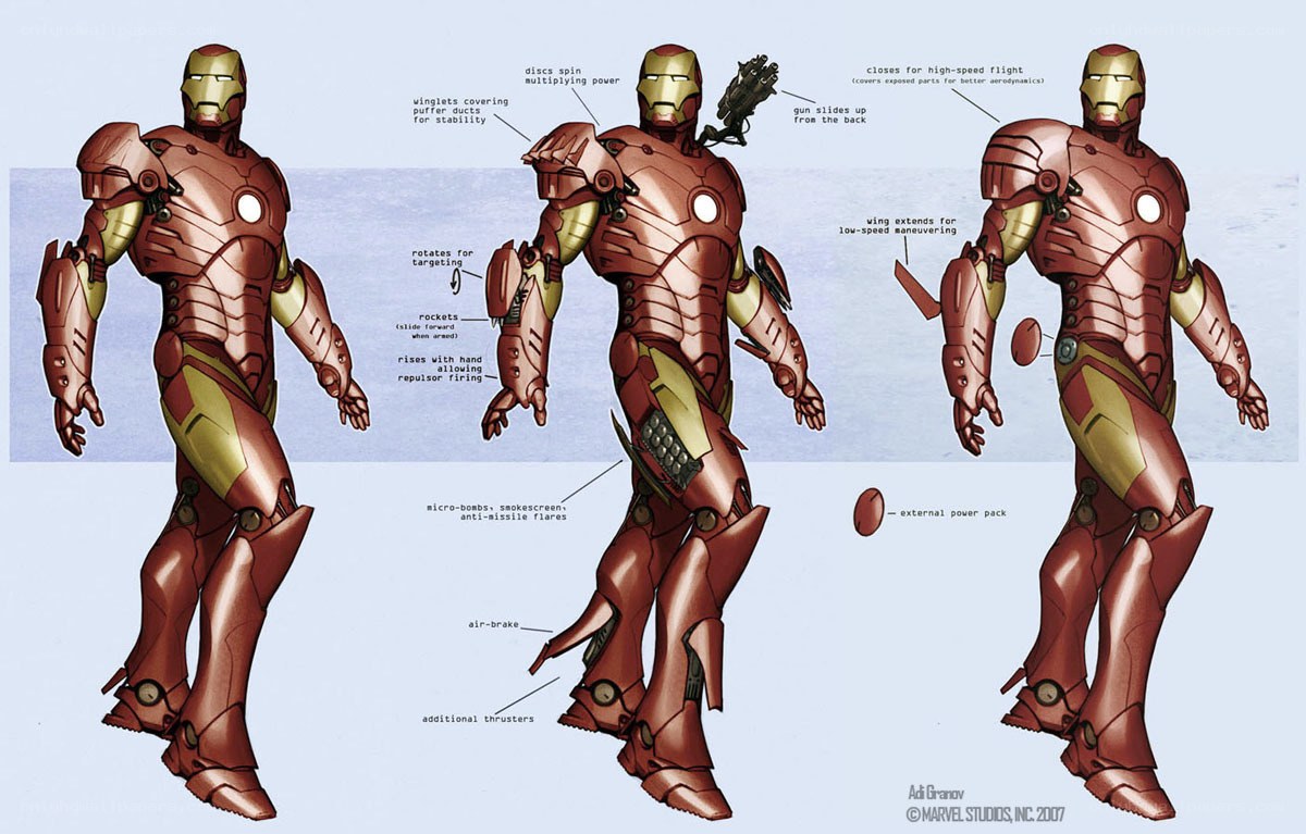 Iron Man armor design concept