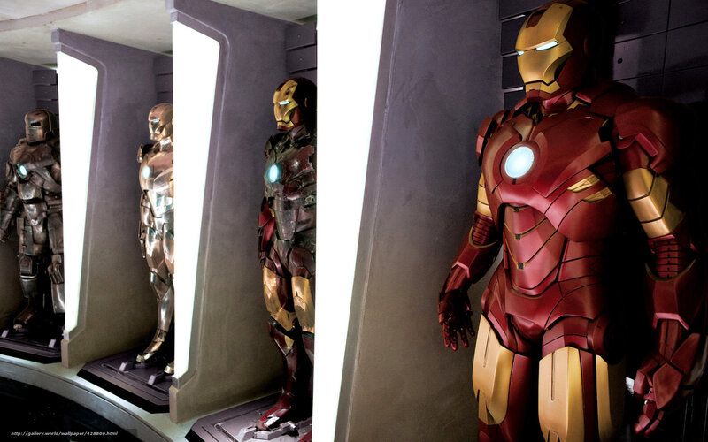 Iron Man armor display