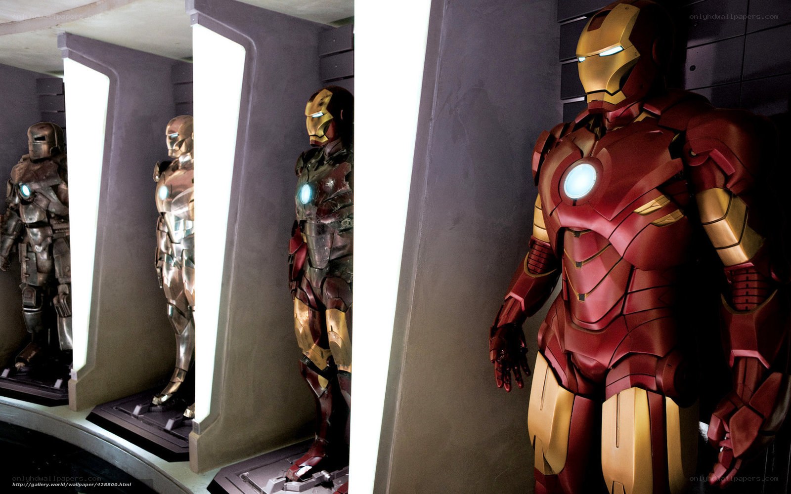 Iron Man armor display