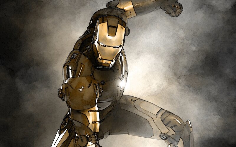Iron Man Armor — Gold